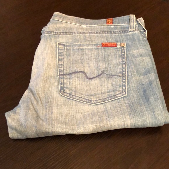 Light Wash 7 for All Mankind - Picture 2 of 8